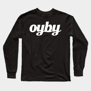 Oyby Simple Logo (White) Long Sleeve T-Shirt